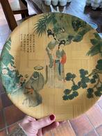 Plateau mural décoratif asiatique en bambou – Scène traditio, Ophalen, Gebruikt, Overige typen