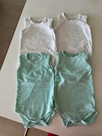 Set van 4 mouwloze rompertjes (maat 50/56), Enfants & Bébés, Vêtements de bébé | Taille 56, Enlèvement ou Envoi, Comme neuf, Zeeman