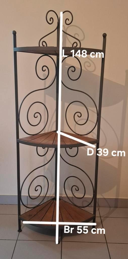 Stevig en kwalitatief hoekrek, Huis en Inrichting, Woonaccessoires | Etagères, Zo goed als nieuw, Ophalen