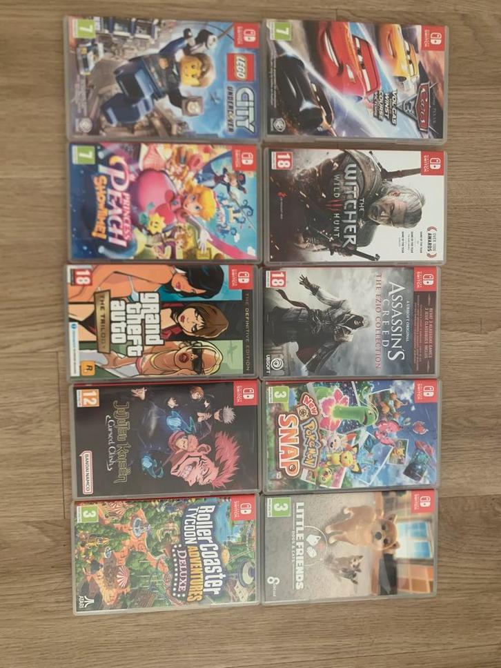 Switch games, Games en Spelcomputers, Games | Nintendo Switch, Zo goed als nieuw, Ophalen of Verzenden