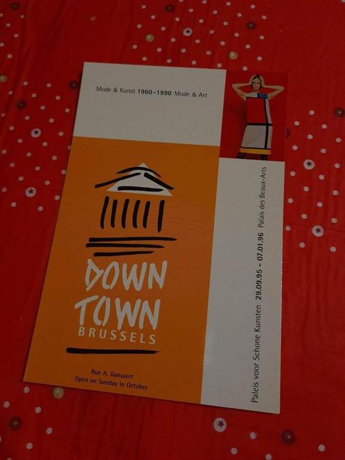 Carte postale Down Town Brussels palais beaux arts, Verzamelen, Postkaarten | Themakaarten, Ongelopen, 1980 tot heden, Cultuur en Media