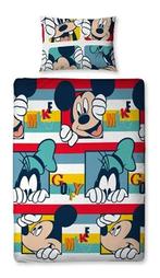 Mickey Mouse Dekbedovertrek Cartoon 135 x 200 - AANBIEDING, Overige kleuren, Dekbedovertrek, Nieuw, Ophalen of Verzenden