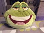 Coussin en peluche Naveen Princesse et la Grenouille (30 cm), Enlèvement ou Envoi, Comme neuf, Grenouille