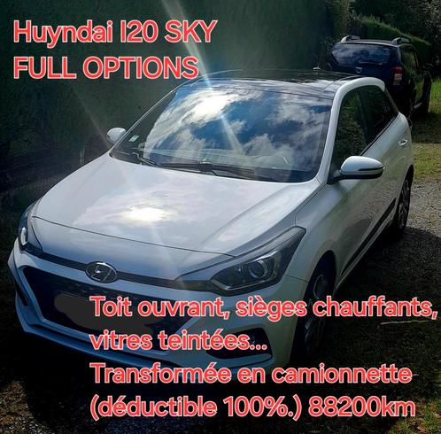 Hyundai I20 CAMIONETTE Full Option, Autos, Hyundai, Particulier, i20, ABS, Caméra de recul, Airbags, Air conditionné, Alarme, Android Auto