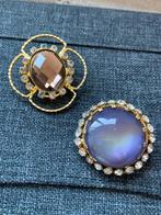 Twee retro vintage broches, Enlèvement, Utilisé