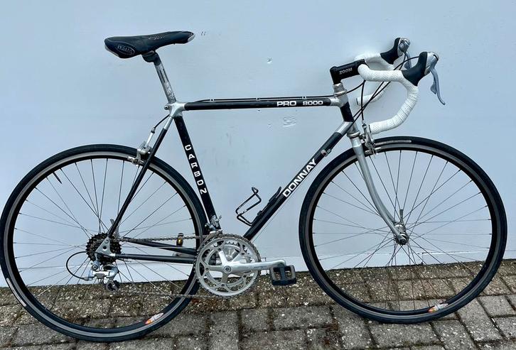 Koersfiets Donnay Pro8000 Carbon 1995 — Maat 54, Fietsen en Brommers, Fietsen | Racefietsen, Gebruikt, Carbon, Ophalen
