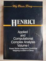Applied and Computational Analysis. Henrici., Ophalen of Verzenden, Zo goed als nieuw