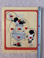 Vintage inleg puzzel Jip en Janneke 8 stukjes hout, Kinderen en Baby's, Speelgoed | Kinderpuzzels, 2 tot 4 jaar, Ophalen of Verzenden