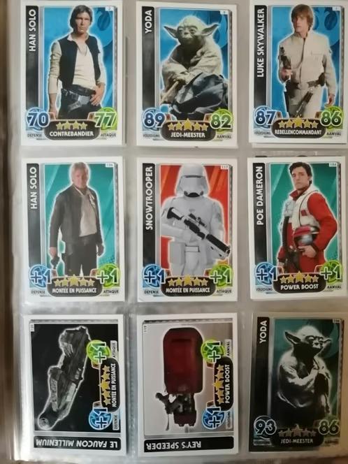 Lot 45 cartes Star Wars Force Attax, Verzamelen, Star Wars, Ophalen of Verzenden