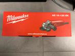 Milwaukee AG 10-125 EK nieuw slijpmachine, Ophalen of Verzenden, Nieuw