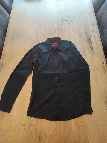 Zwart hemd Hugo Boss Smal beschikbaar voor biedingen