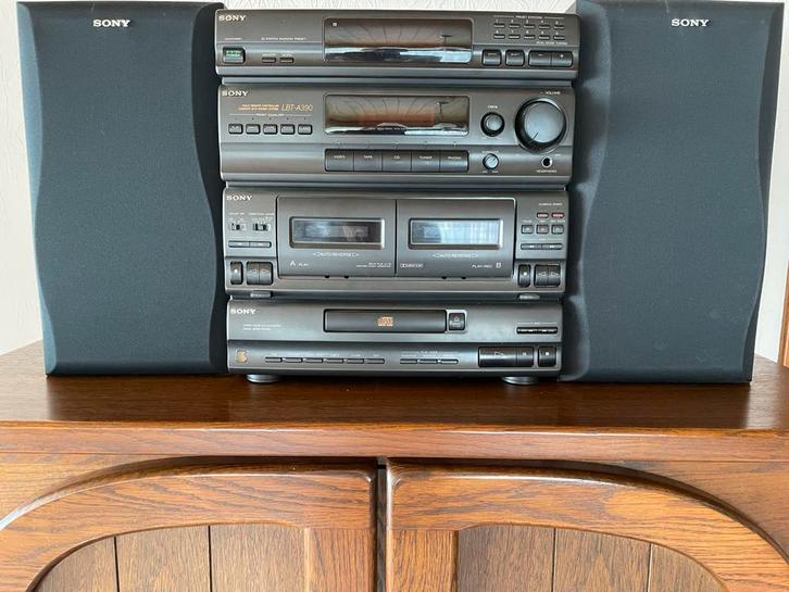 Sony stereoketen, Audio, Tv en Foto, Stereoketens, Gebruikt, Cassettedeck, Cd-speler, Tuner of Radio, Speakers, Sony, Ophalen