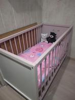 Baby-, kinderbedje met matras en meerdere sets beddengoed, Minder dan 140 cm, Matras, Zo goed als nieuw, 70 tot 85 cm