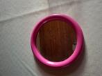 Roze ronde spiegel, Ophalen, Gebruikt