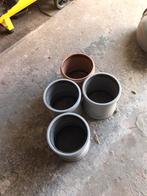 Pvc hulpstukken, moffen, verschillende diameters, Doe-het-zelf en Bouw, Ophalen, Zo goed als nieuw, PVC