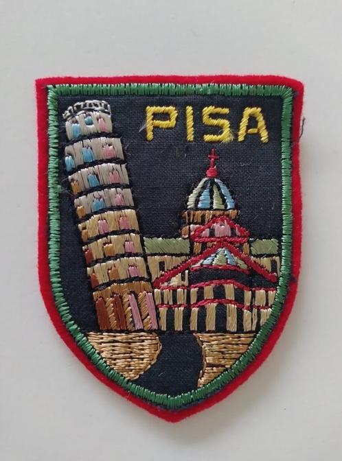 Vintage Ecusson / Patch - Pisa - Italië - Nieuw, Verzamelen, Speldjes, Pins en Buttons, Zo goed als nieuw, Button, Stad of Land
