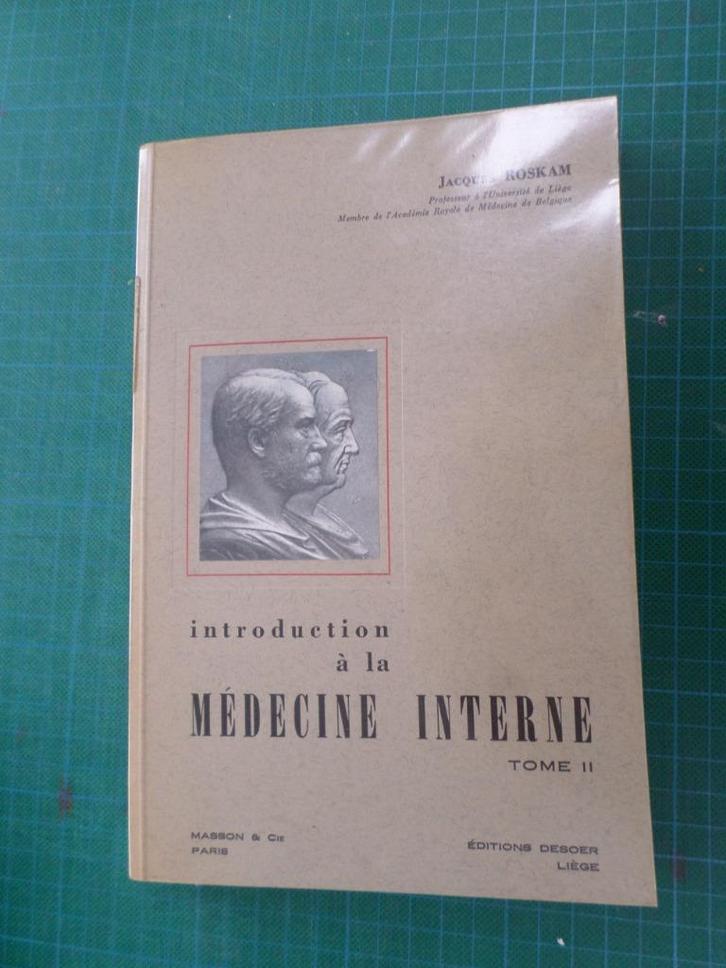 Introduction à la Médecine Interne (Jacques Roskam) - 1957, Livres, Science, Comme neuf, Autres sciences, Enlèvement ou Envoi