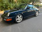 Porsche 964 Carrera2 handgeschakeld 5 versnellingen, Auto's, Porsche, Blauw, Leder, Handgeschakeld, Grijs