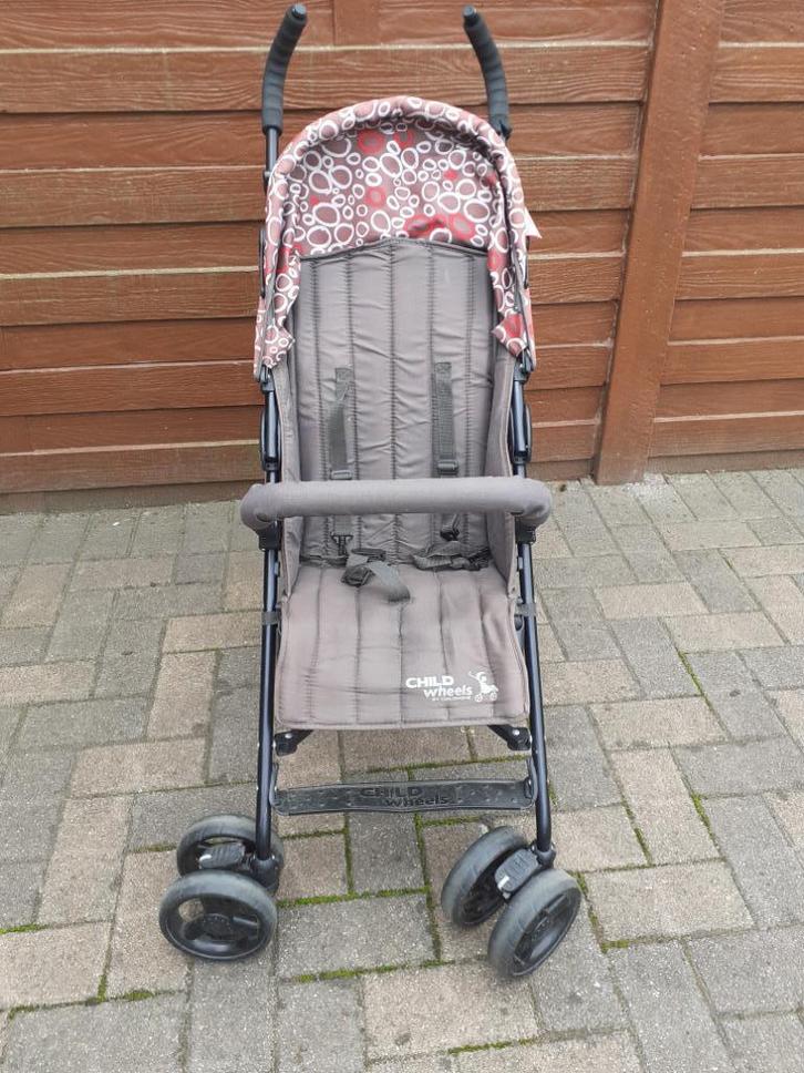 Buggy, Kinderen en Baby's, Buggy's, Gebruikt, Verstelbare rugleuning, Zonnekap, Ophalen