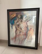 Groot kader met foto, Antiek en Kunst, Ophalen