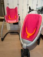 Poppenwagen en eetstoel, Kinderen en Baby's, Speelgoed | Poppen, Ophalen, Zo goed als nieuw