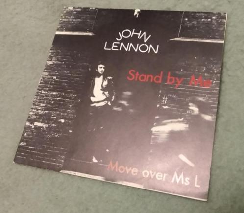 45T J. Lennon Stand by me / Beweeg over mevrouw L - 1981, Cd's en Dvd's, Vinyl | Rock, Zo goed als nieuw, Ophalen of Verzenden