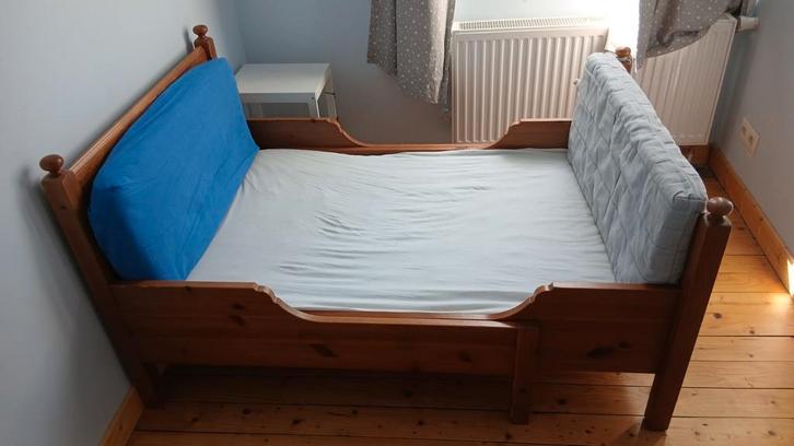 Lit enfant extensible en bois, Dieren en Toebehoren, Hondenmanden, Zo goed als nieuw, Ophalen