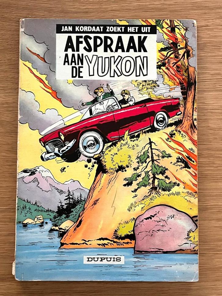 Jan Kordaat 9: Afspraak aan de Yukon. EERSTE DRUK uit 1963, Boeken, Stripverhalen, Gelezen, Eén stripboek, Ophalen of Verzenden
