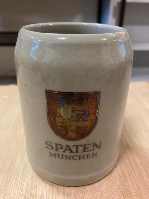 KOOPJE!  Bierpotten en groot glas Spaten München, Verzamelen, Glas en Drinkglazen, Gebruikt, Ophalen