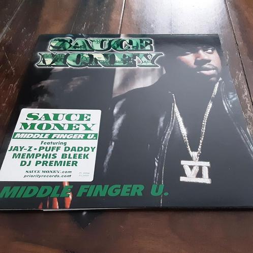 Sauce Money – Middle Finger U.  ft. Jay Z - Puff Daddy 2xLP, CD & DVD, Vinyles | Hip-hop & Rap, Comme neuf, 12 pouces, Envoi