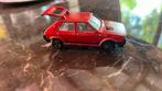 miniatuur Fiat Ritmo Abarth Majorette 1:53 rood, nr 239, Hobby en Vrije tijd, Gebruikt, Ophalen of Verzenden, Auto