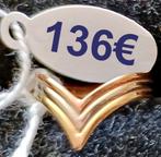 Bague 3 ors 18K en forme de V, neuve, taille 51, de 1,6 gr, Nieuw, Ophalen of Verzenden, Dame of Heer, Goud