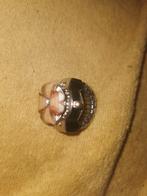 Ring horloge met bloem, IJzer of Staal, Oranje, Ophalen of Verzenden, Zo goed als nieuw