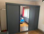 Kleerkast met 3 schuifdeuren en spiegel, Huis en Inrichting, Kasten | Kleerkasten, Ophalen, Zo goed als nieuw