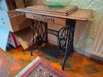 Antieke Singer tafel met lade en ingebouwde naaimachine, Antiek en Kunst, Ophalen