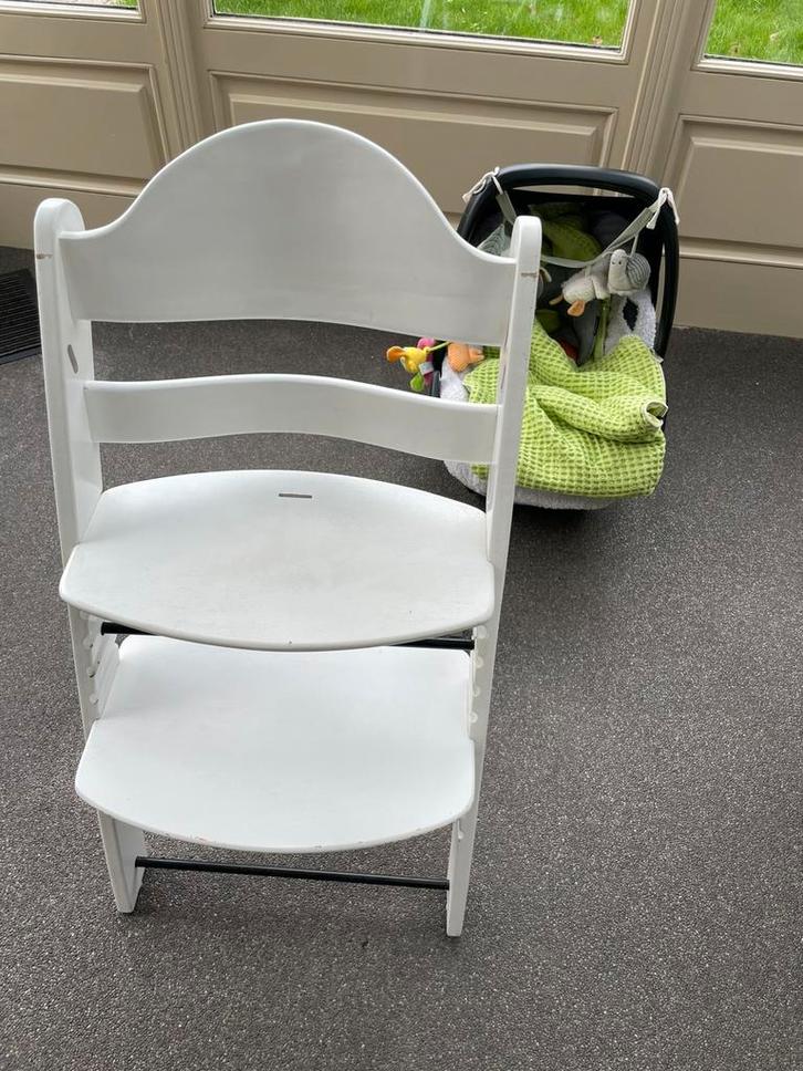 Tripp-trapp eetstoel, Kinderen en Baby's, Kinderstoelen, Gebruikt, Meegroeistoel, Aanschuifbaar, Ophalen