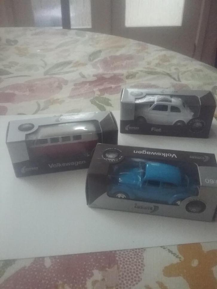 3  miniatuur auto's schaal 1/60, Verzamelen, Speelgoed, Nieuw, Verzenden
