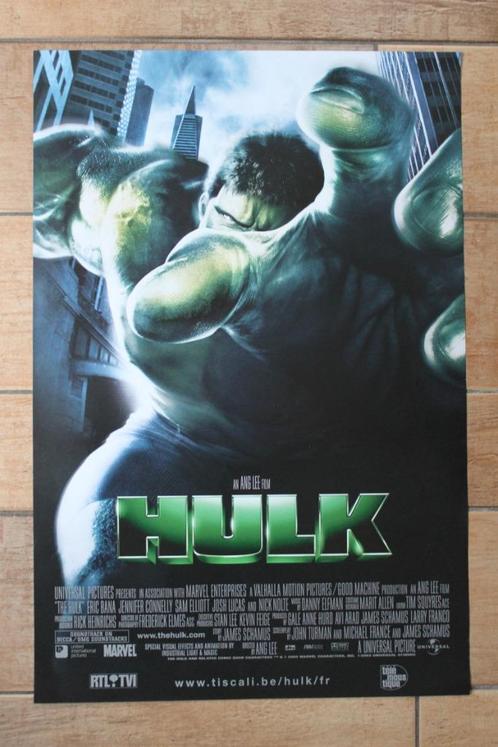 filmaffiche Marvel Hulk 2003 filmposter, Verzamelen, Posters, Zo goed als nieuw, Film en Tv, A1 t/m A3, Rechthoekig Staand, Ophalen of Verzenden