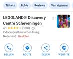 Legoland discovery, Tickets en Kaartjes, Pretpark, Cadeaubon, Twee personen