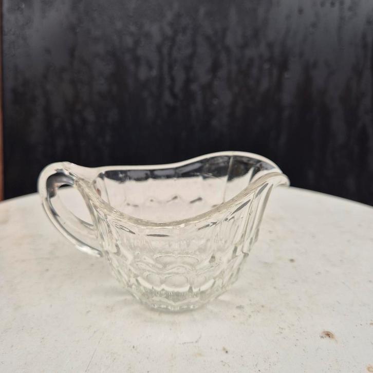 Val saint lambert  sauskannetje  model ´Ecailles´ Luxval, Antiek en Kunst, Antiek | Glaswerk en Kristal, Ophalen of Verzenden