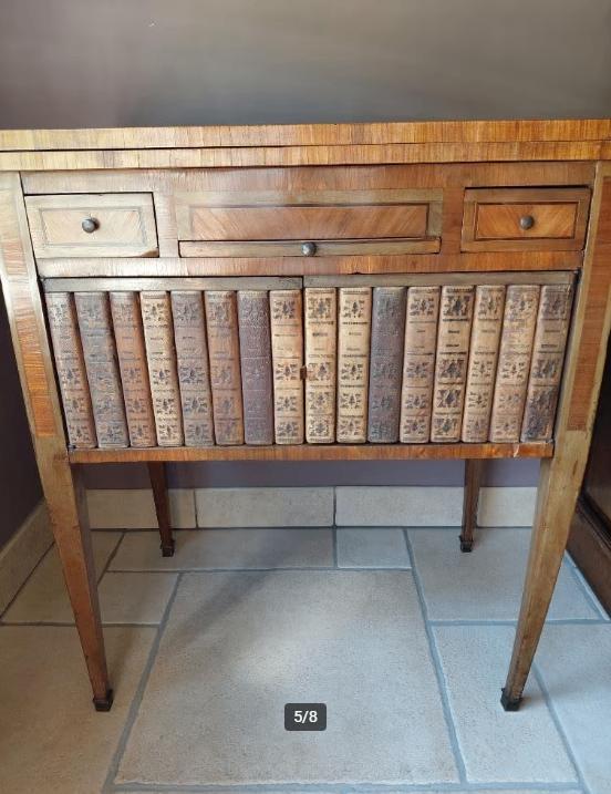 Palissander Speeltafel Lodewijk XVI, Antiquités & Art, Antiquités | Meubles | Tables, Enlèvement ou Envoi