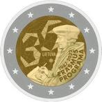 2€ munt Litouwen 2022 (unc), Enlèvement, Monnaie en vrac