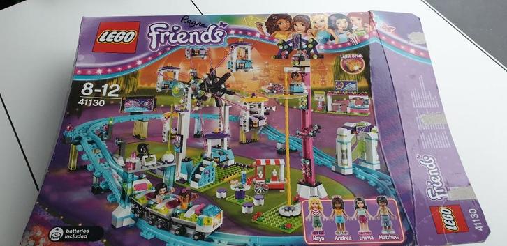lego friends kermis achtbaan 8-12jaar, Kinderen en Baby's, Speelgoed | Duplo en Lego, Zo goed als nieuw, Lego, Complete set, Ophalen of Verzenden