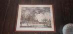 ingelijste pentekening, Ophalen, Zo goed als nieuw