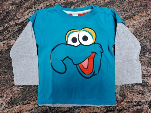 Mt 92 Blauw-grijze T-shirt lange mouwen Gonzo Muppet, Kinderen en Baby's, Kinderkleding | Maat 92, Gebruikt, Jongen, Shirt of Longsleeve