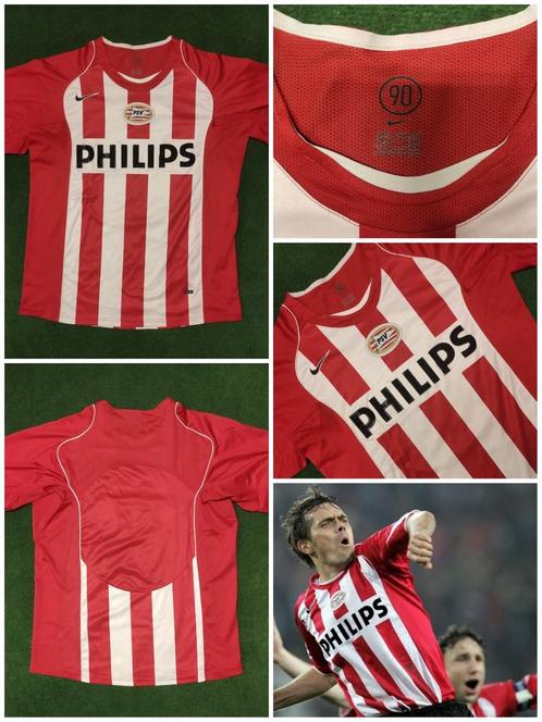 Maillot PSV domicile Nike L 2004 authentique, vintage origin, Sports & Fitness, Football, Comme neuf, Maillot, Taille XL, Envoi