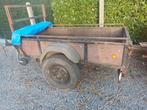 Aanhangwagen enkele as met afneembare hoge kanten, Autos : Divers, Remorques Pièces, Enlèvement, Utilisé