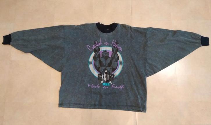 Bodybuilding shirt ´Star Fitness´ USA, Kleding | Heren, Sportkleding, Zo goed als nieuw, Fitness, Maat 56/58 (XL), Overige kleuren