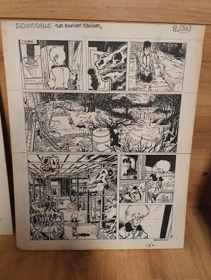 Reproduction planche a dessin Broussaille 2983), Antiquités & Art, Art | Dessins & Photographie, Enlèvement ou Envoi