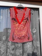 rood wit t shirt, Vêtements | Femmes, T-shirts, Taille 36 (S), Envoi, Neuf, Rouge